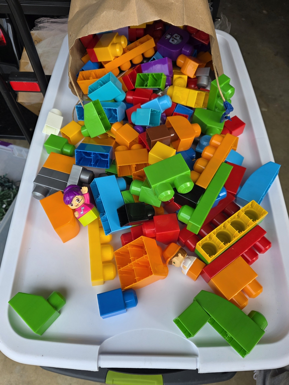 Mega- Blocks Big Bag Of Building Blocks